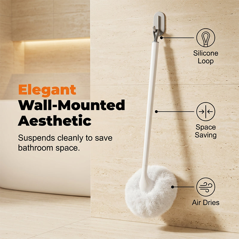 360° Scratch-Free Cloud Bathroom Brush