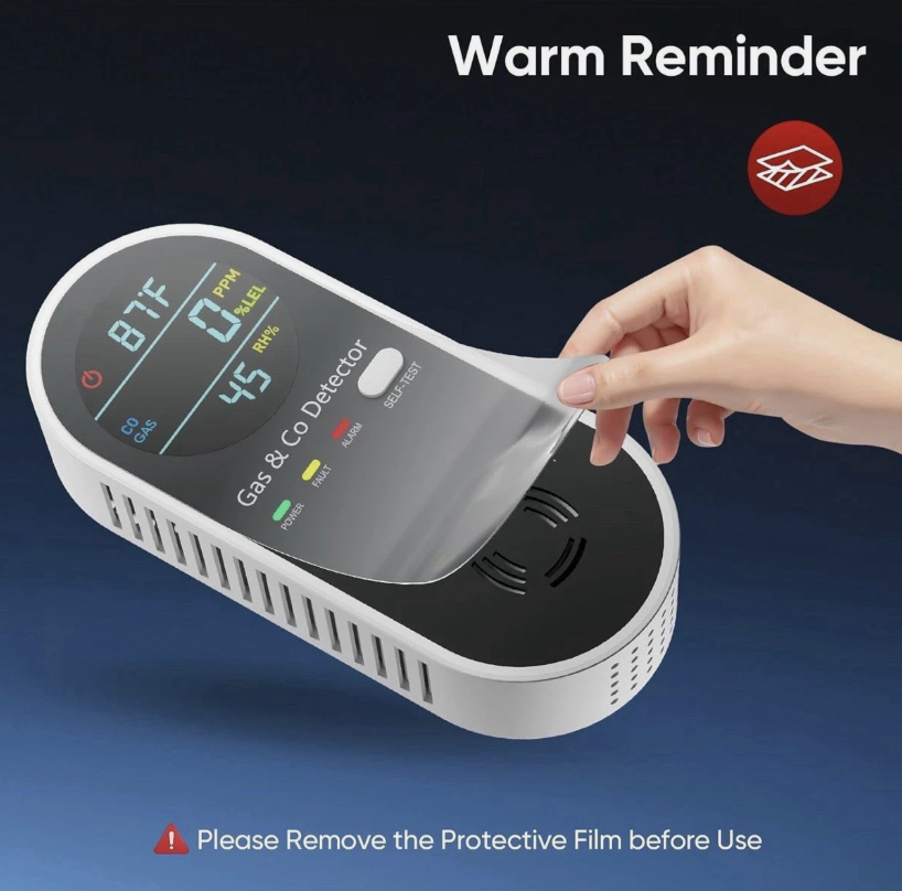 4-in-1 Gas & Carbon Monoxide Detector