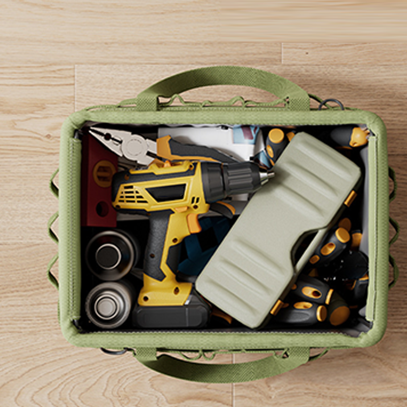Heavy Duty Collapsible Oxford Cloth Tool Bag