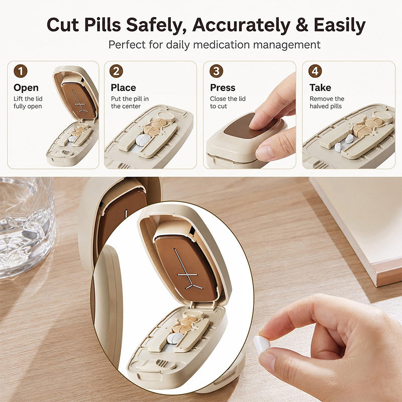 Portable Pill Cutter Splitter