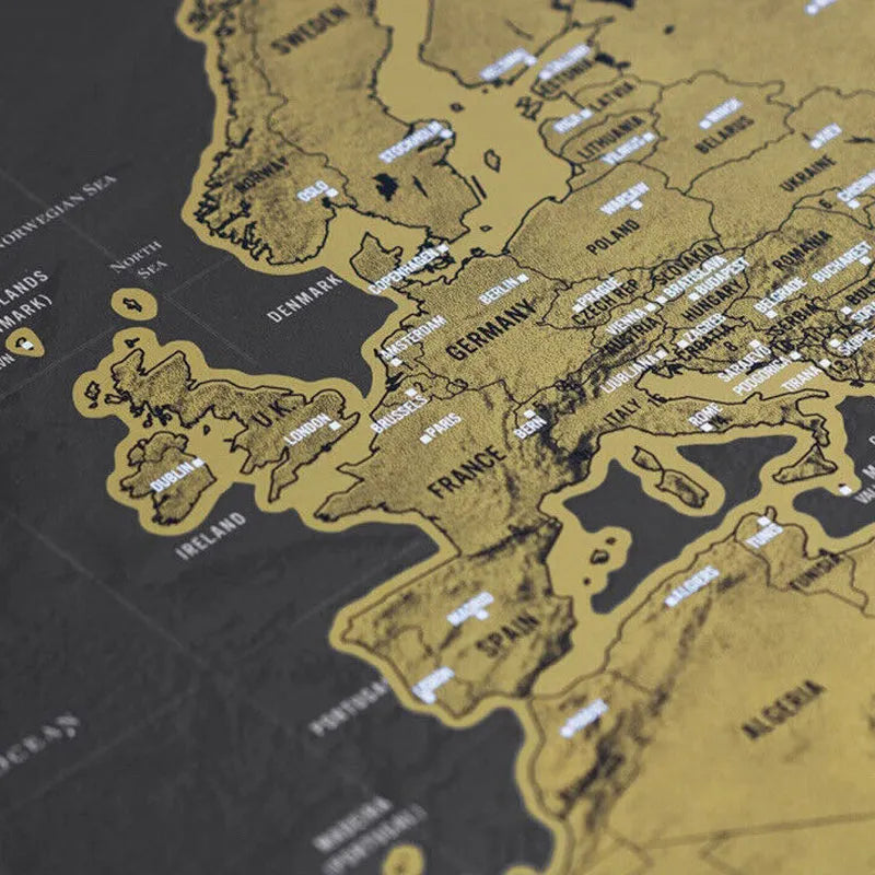 World Map Travel Journal