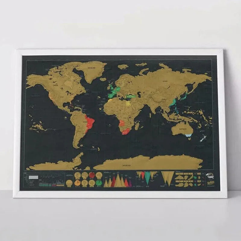 World Map Travel Journal