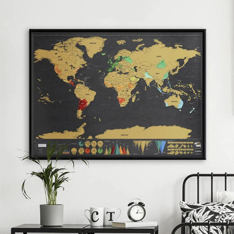World Map Travel Journal
