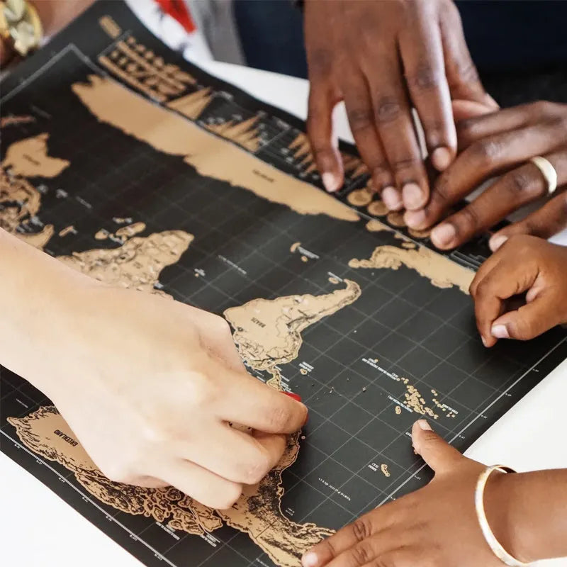 World Map Travel Journal