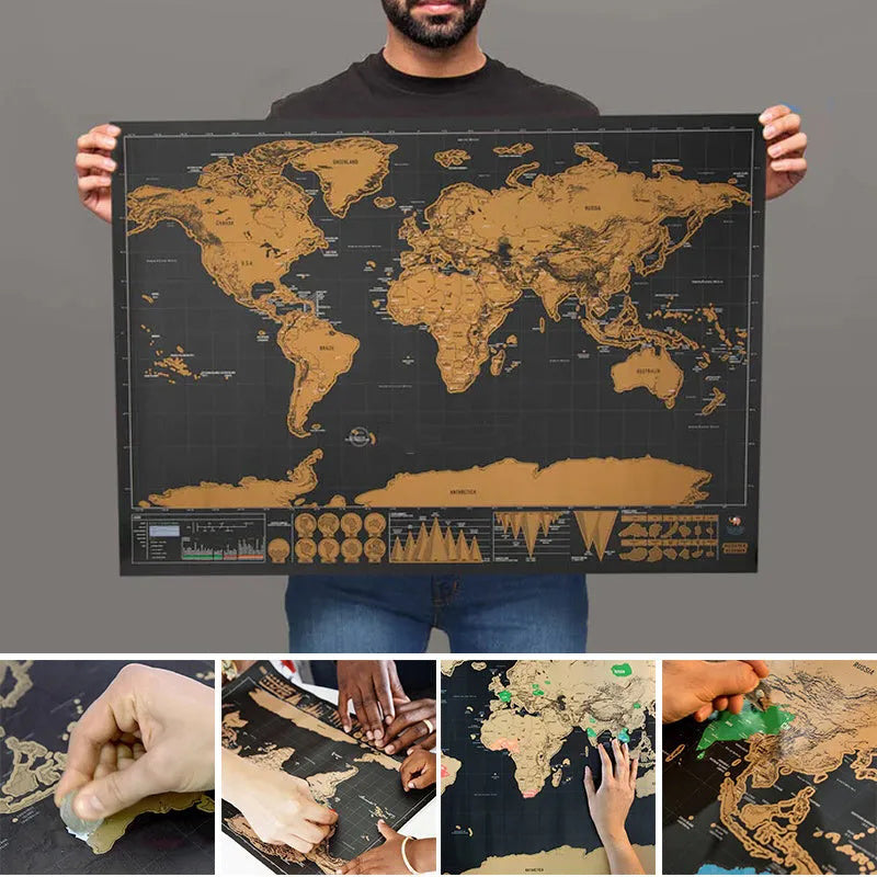 World Map Travel Journal