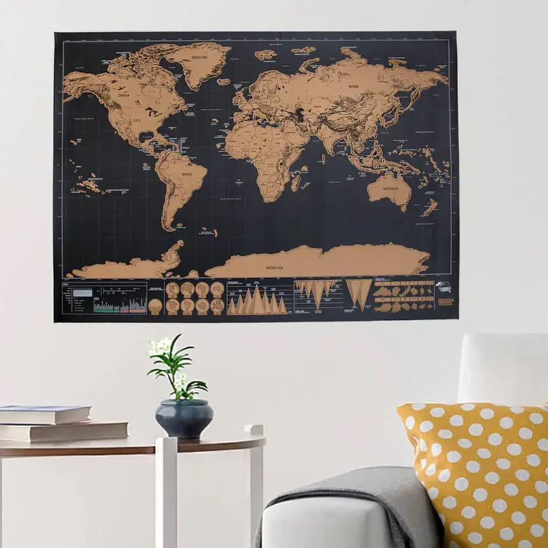 World Map Travel Journal