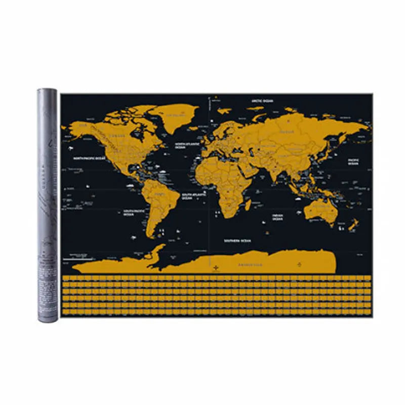World Map Travel Journal