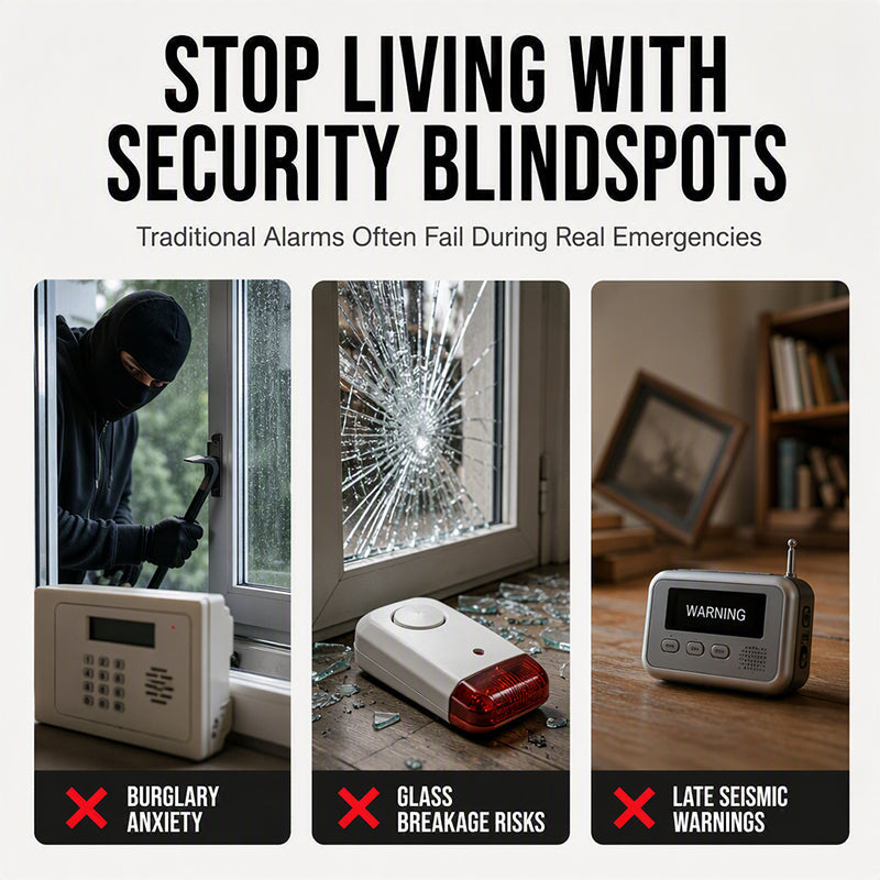 Wireless Door Window Vibration Alarm