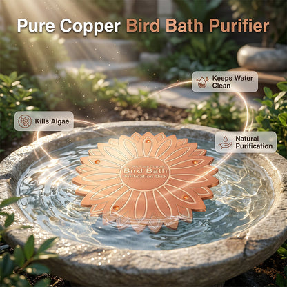 Pure Copper Bird Bath Purification Disk