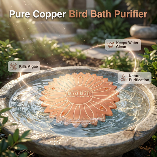 Pure Copper Bird Bath Purification Disk