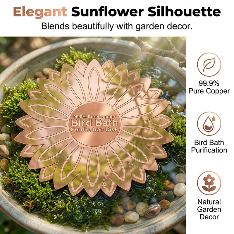 Pure Copper Bird Bath Purification Disk