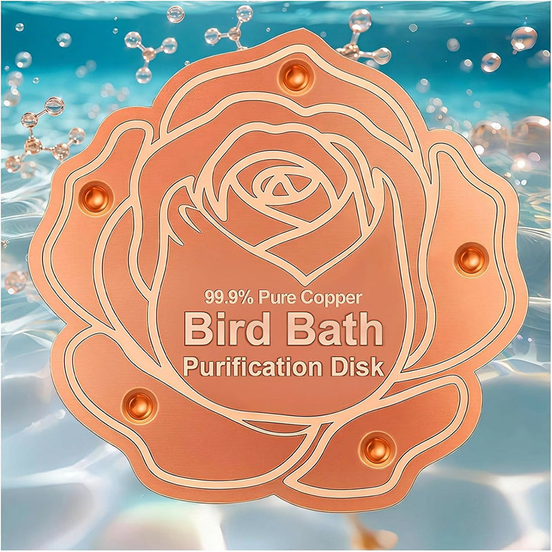 Pure Copper Bird Bath Purification Disk