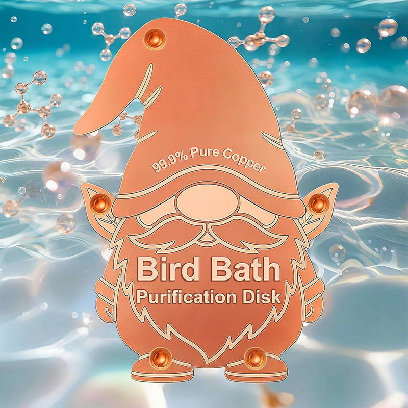 Pure Copper Bird Bath Purification Disk
