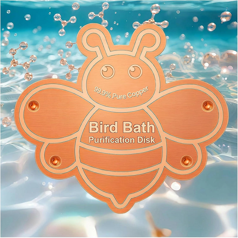 Pure Copper Bird Bath Purification Disk