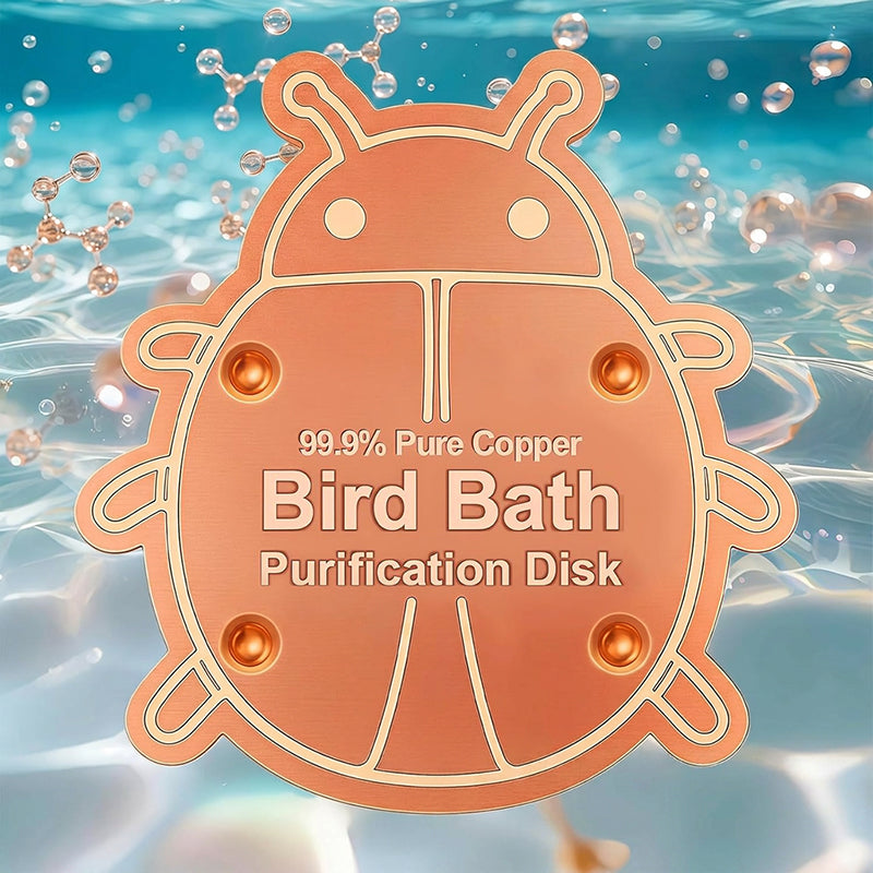 Pure Copper Bird Bath Purification Disk