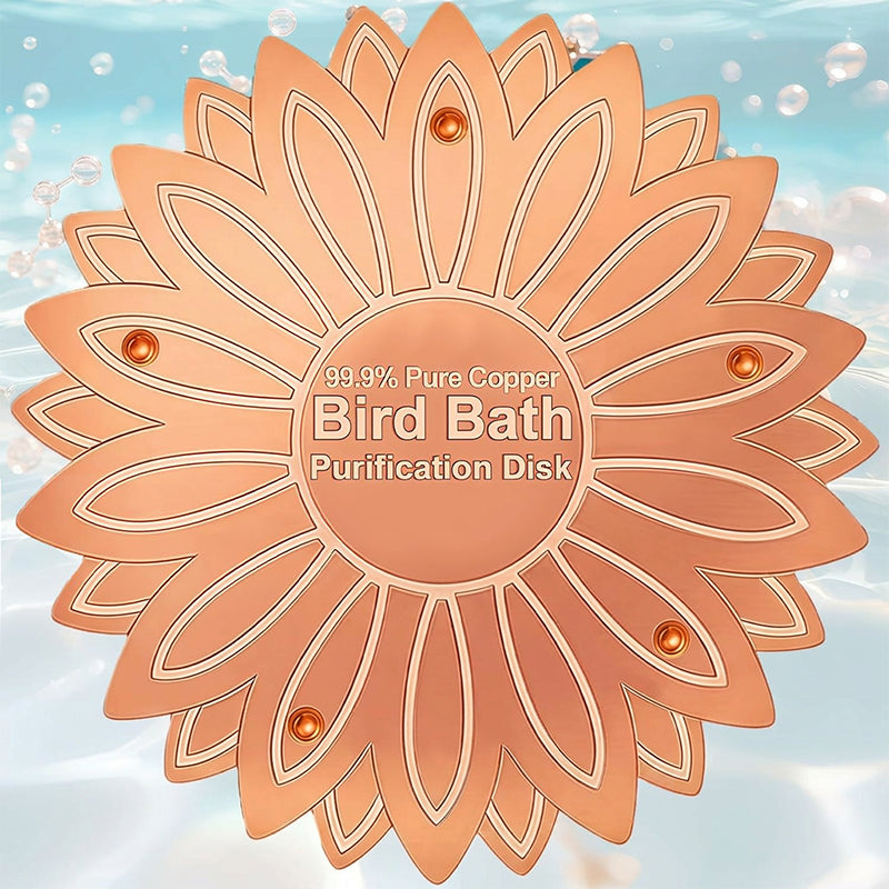 Pure Copper Bird Bath Purification Disk