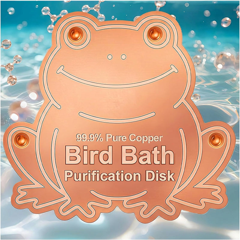 Pure Copper Bird Bath Purification Disk
