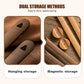 Wooden Handle Shoe Horn With Magnetic Holder