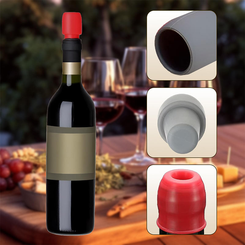 Food-Grade Silicone Wine Stopper