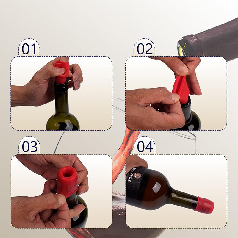 Food-Grade Silicone Wine Stopper
