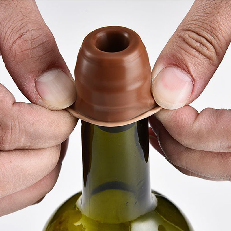 Food-Grade Silicone Wine Stopper