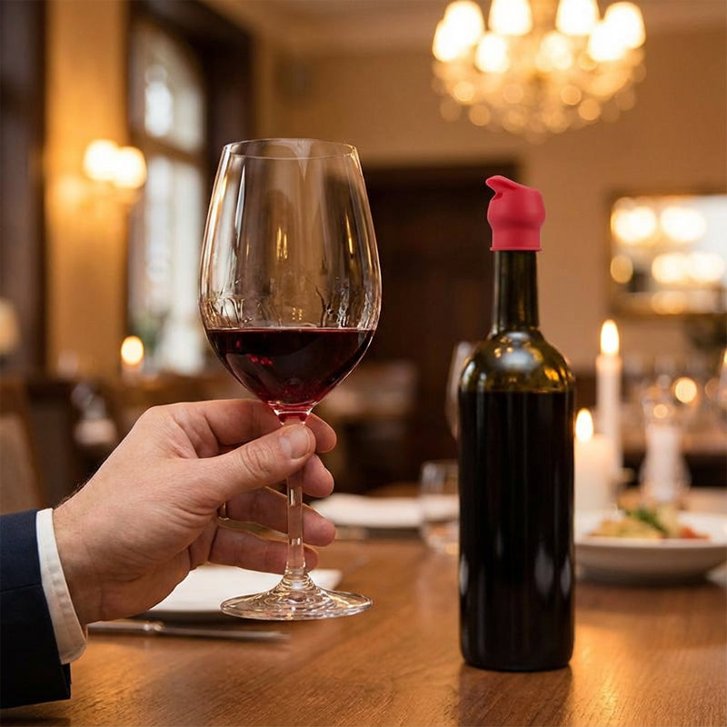 Food-Grade Silicone Wine Stopper