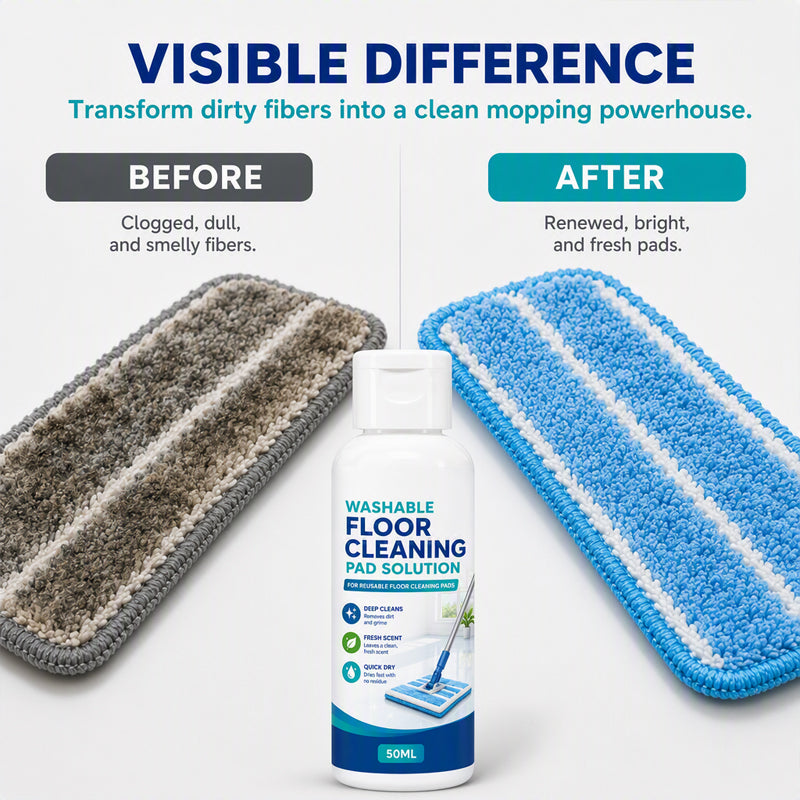 Washable Mop Pad Cleaner & Deodorizer