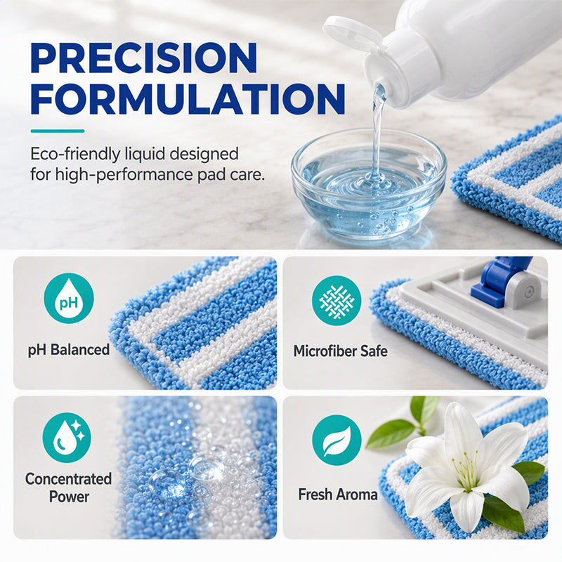 Washable Mop Pad Cleaner & Deodorizer