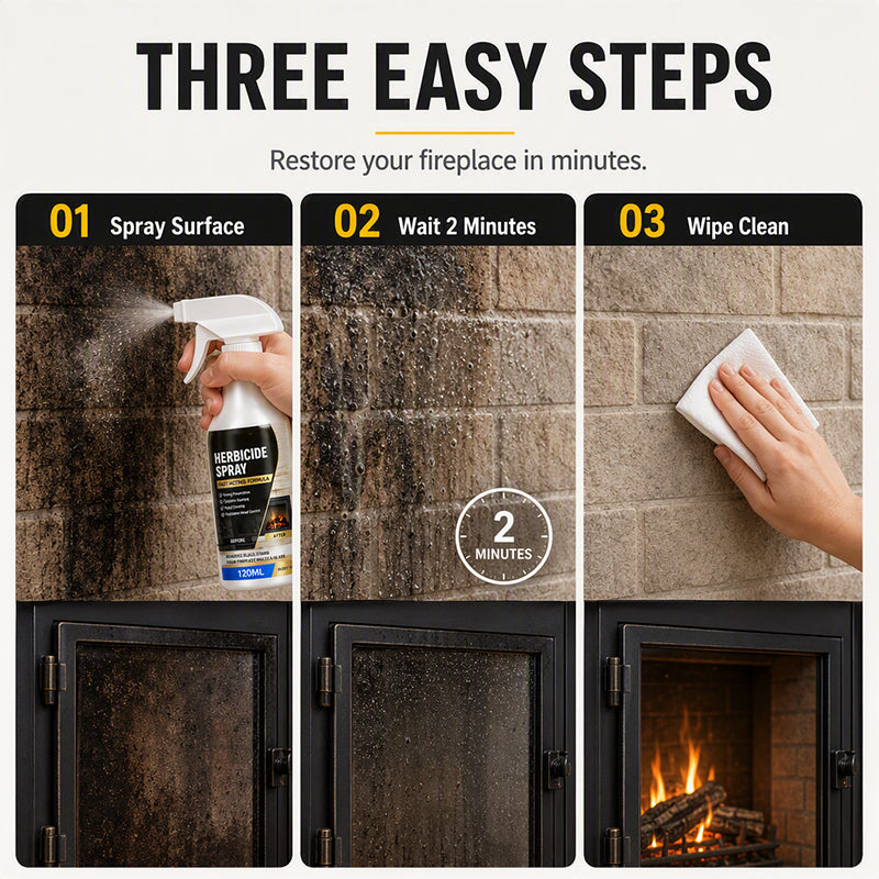Fast-Acting Fireplace Cleaner Spray