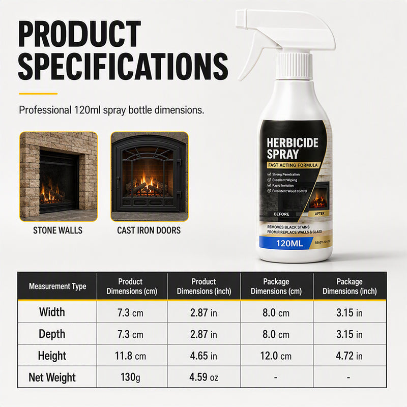 Fast-Acting Fireplace Cleaner Spray