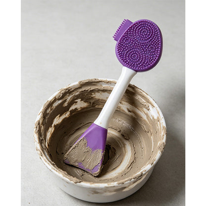 2-in-1 Silicone Face Mask Brush & Cleanser