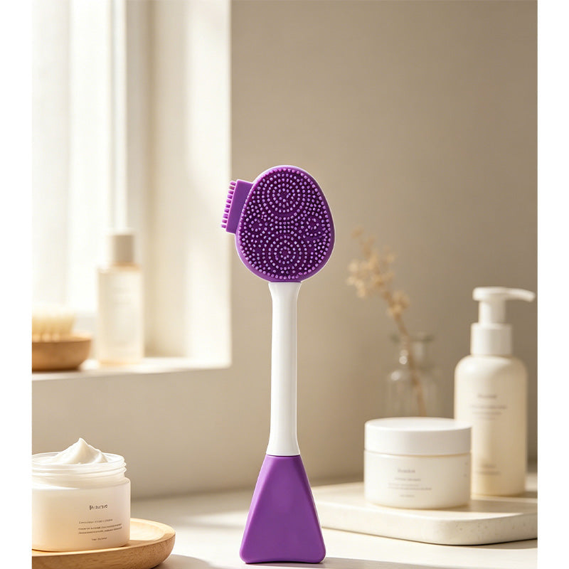 2-in-1 Silicone Face Mask Brush & Cleanser