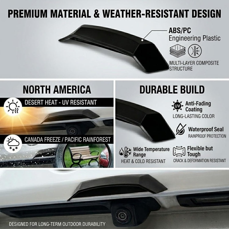 Universal Rear View Camera Rain Shield