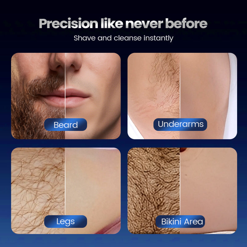 Electric Dual-Sided Waterproof Body Shaver