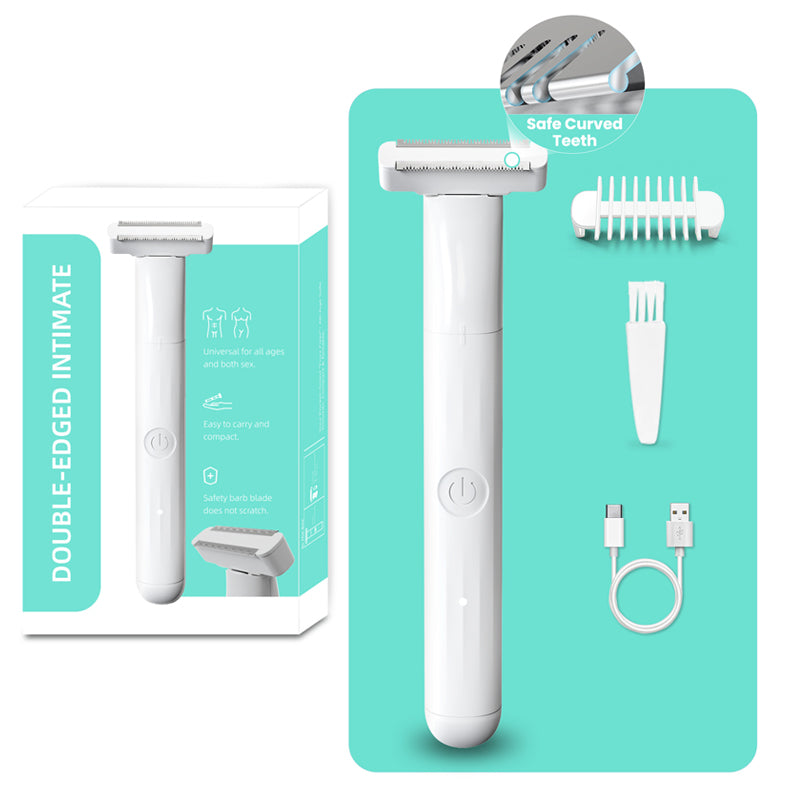 Electric Dual-Sided Waterproof Body Shaver