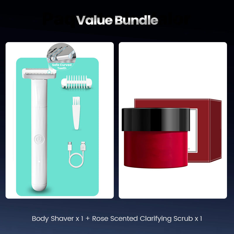 Electric Dual-Sided Waterproof Body Shaver