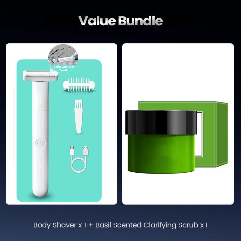 Electric Dual-Sided Waterproof Body Shaver