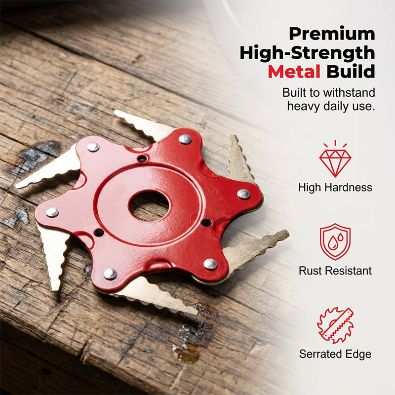 6-Blade Steel Trimmer Head