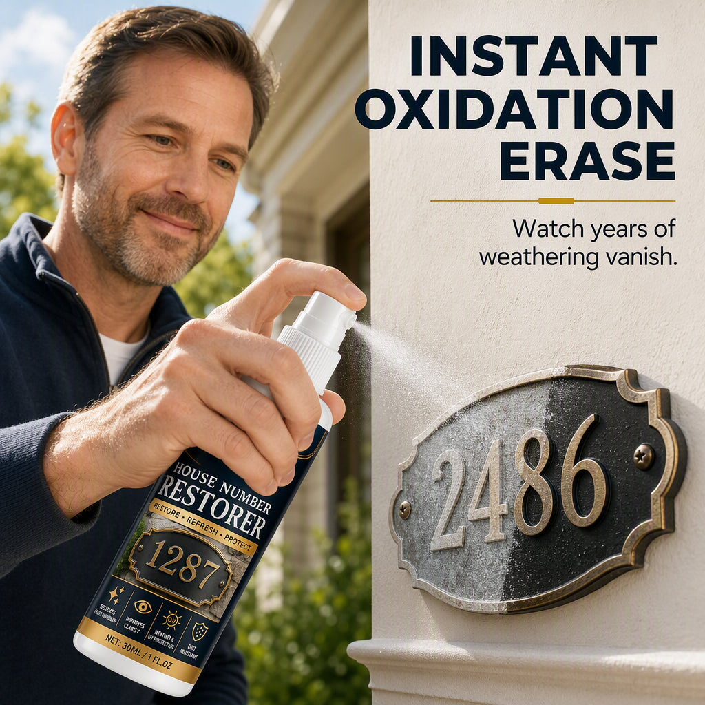 Outdoor House Number Restorer Spray