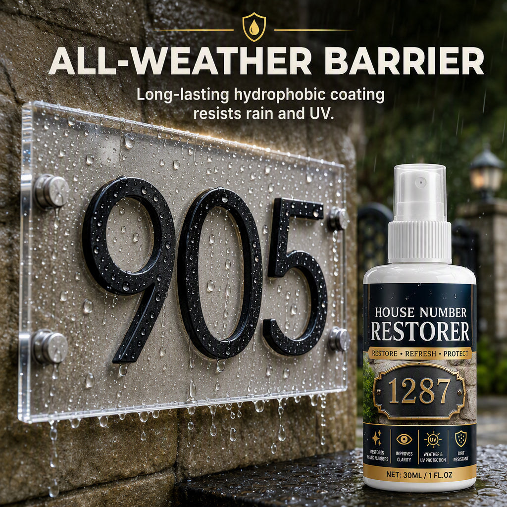 Outdoor House Number Restorer Spray