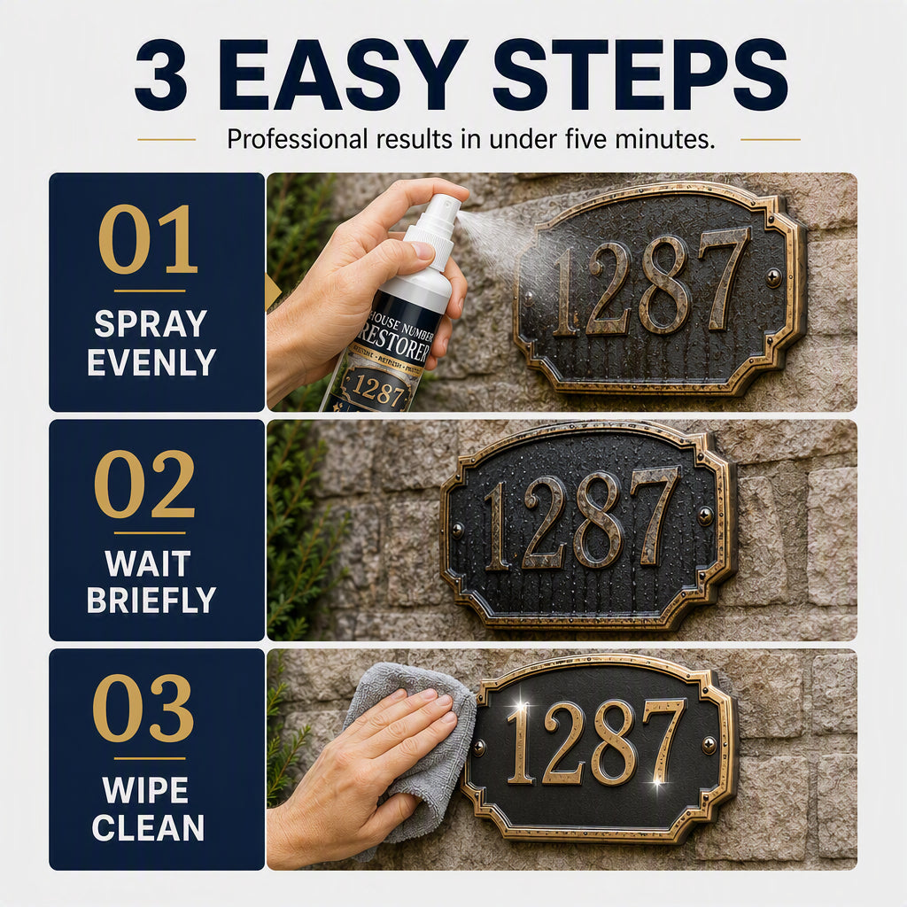 Outdoor House Number Restorer Spray