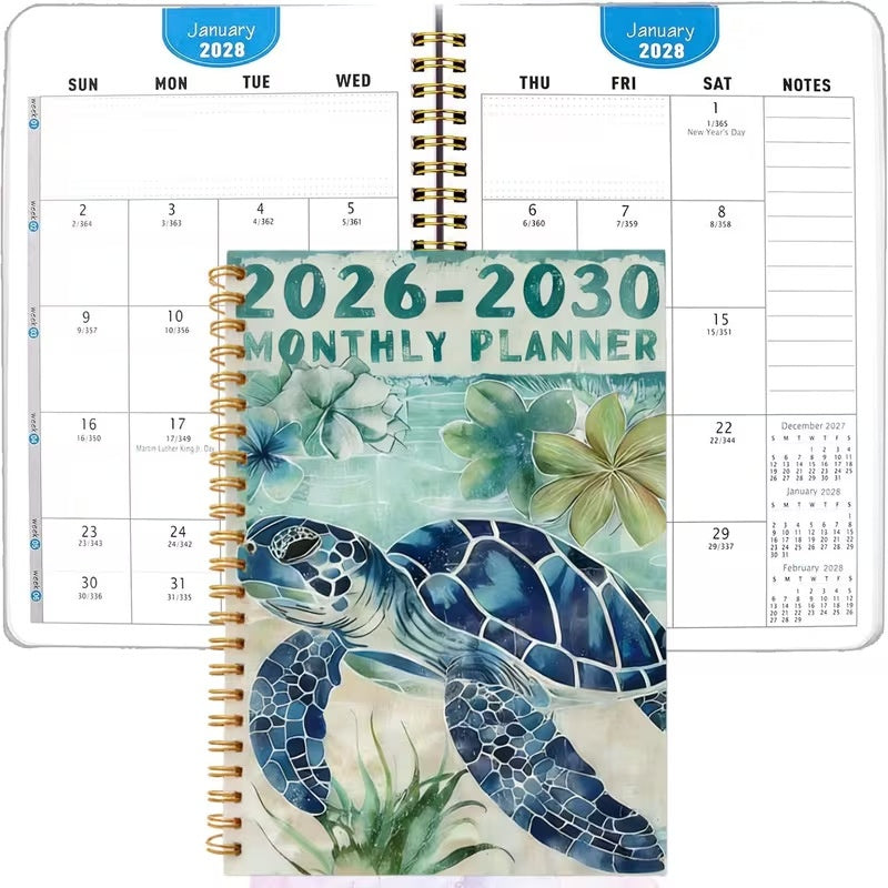 Spiral 2026-2030 Monthly Planner