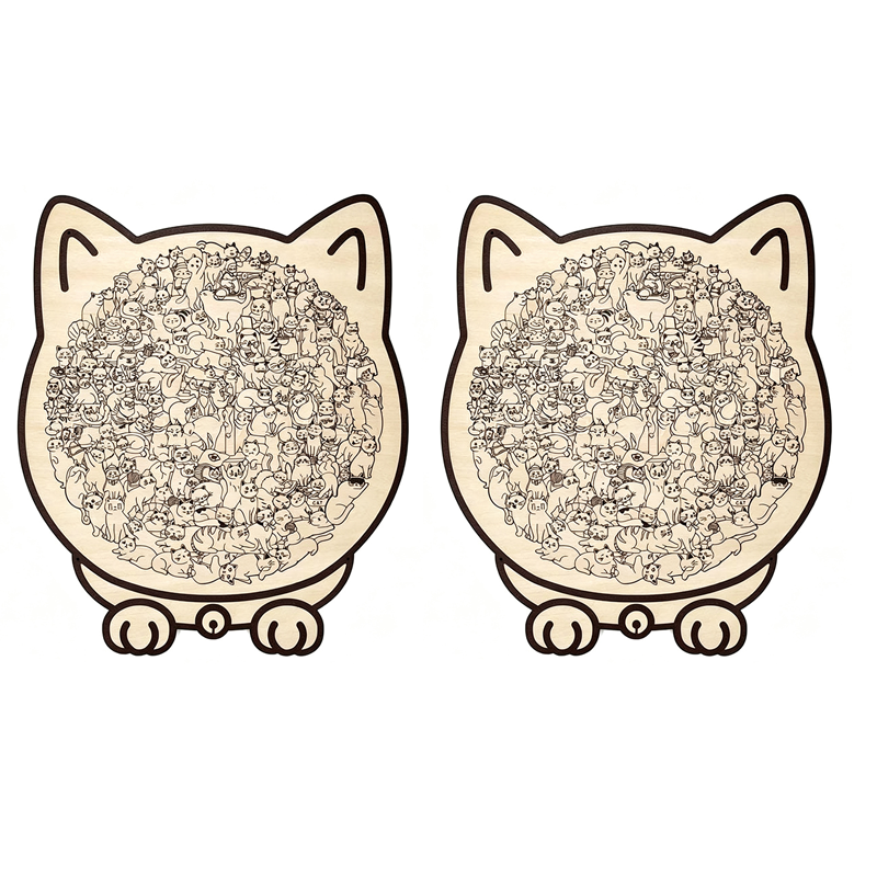 Wooden Animal Stacking Puzzle