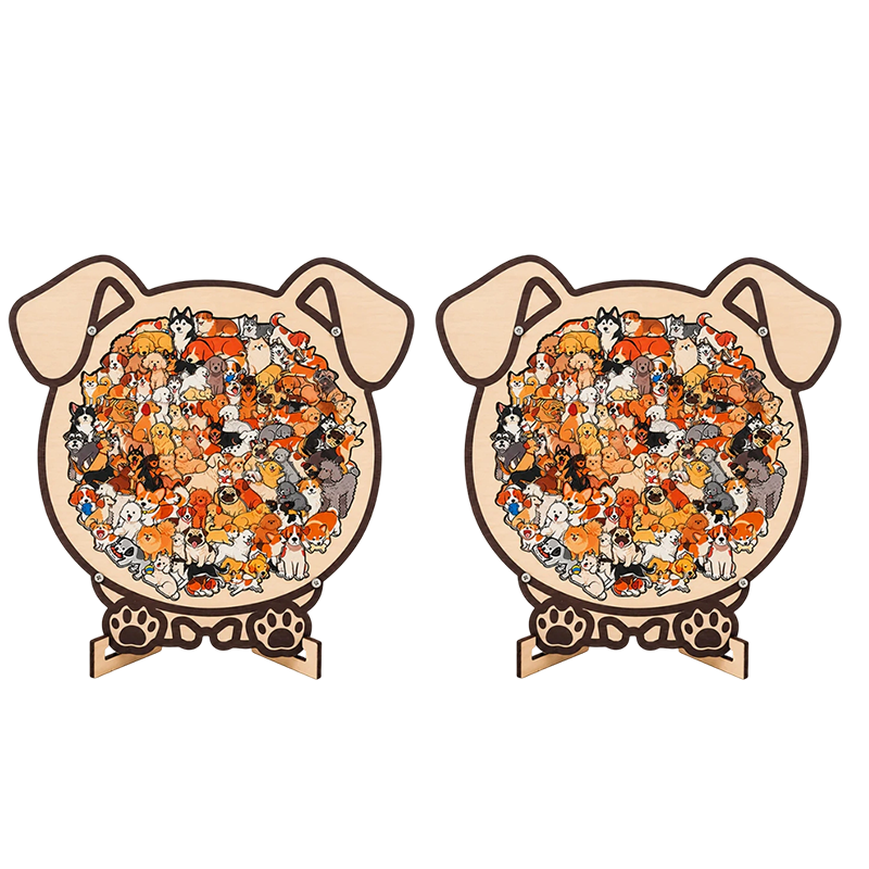 Wooden Animal Stacking Puzzle