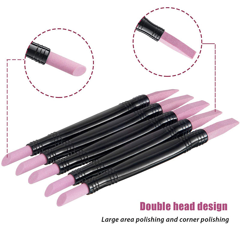 🔥Buy 1 Get 1 Free🔥 Double-Headed Nail Quartz Nail File Polishing Pen