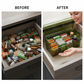 Space-Saving Kitchen Spice Organizer with Dividers