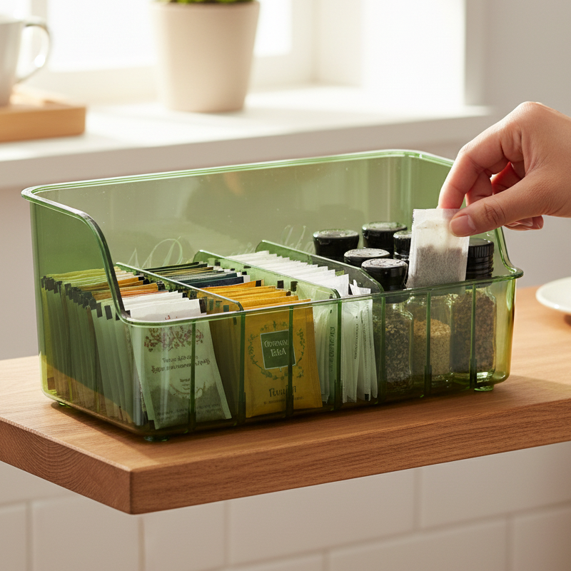 Space-Saving Kitchen Spice Organizer with Dividers