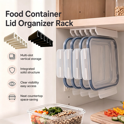 Under Cabinet Lids Organizer Rack