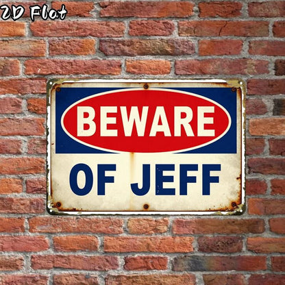 Vintage Metal Wall Sign