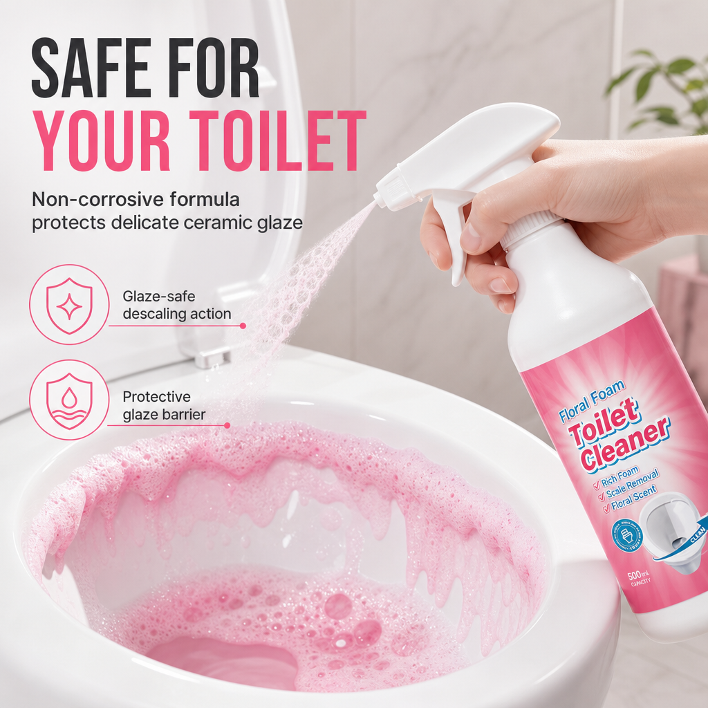 Foaming Toilet Cleaner with Spray Nozzle